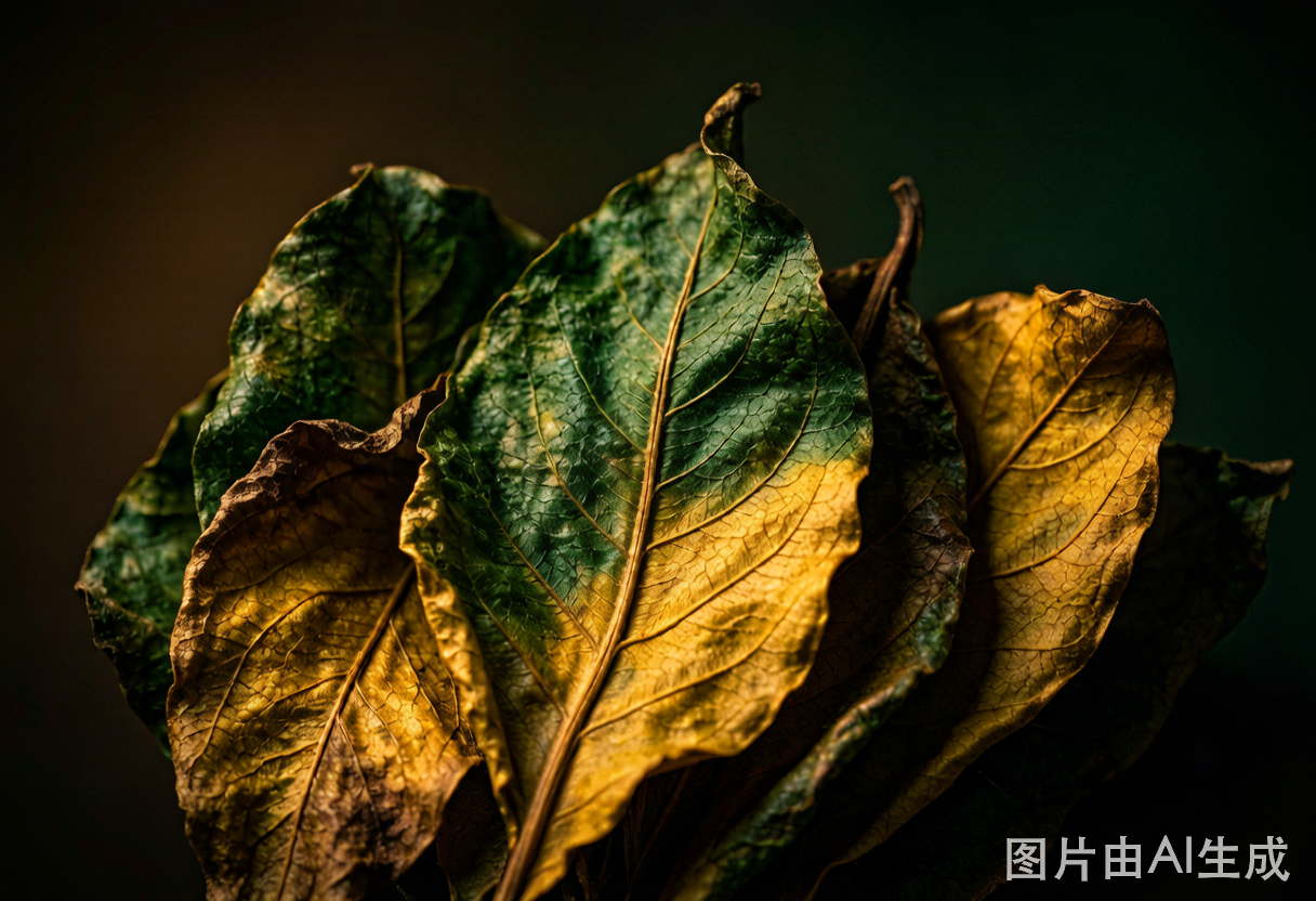 Cuban tobacco leaf raw material