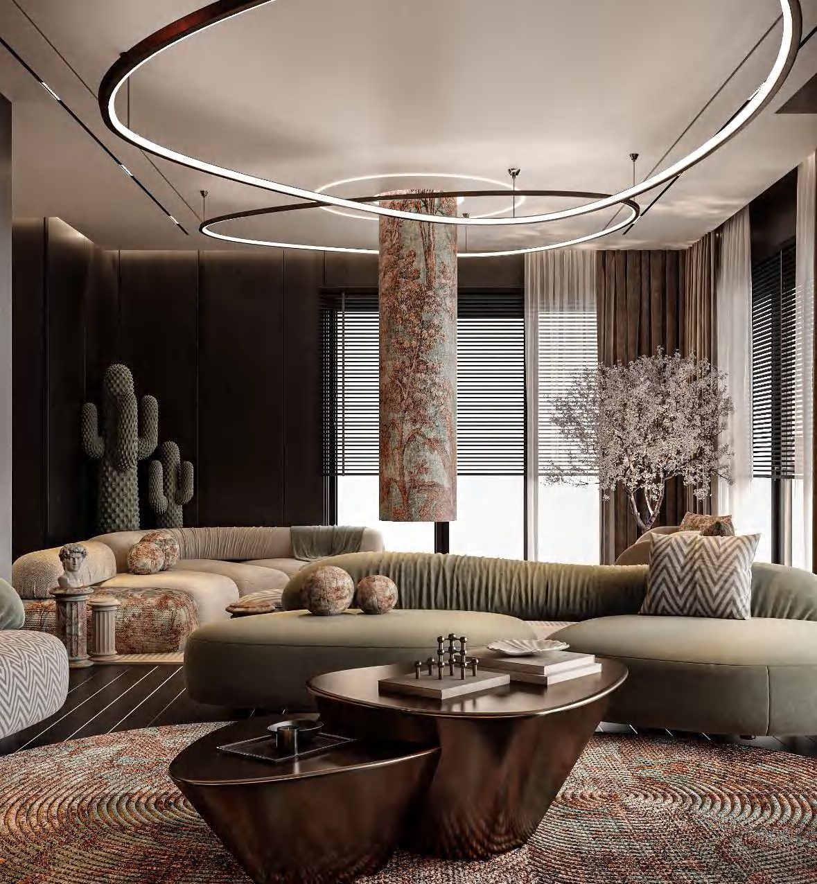 Residential furniture — living and upholstered collections for private residences